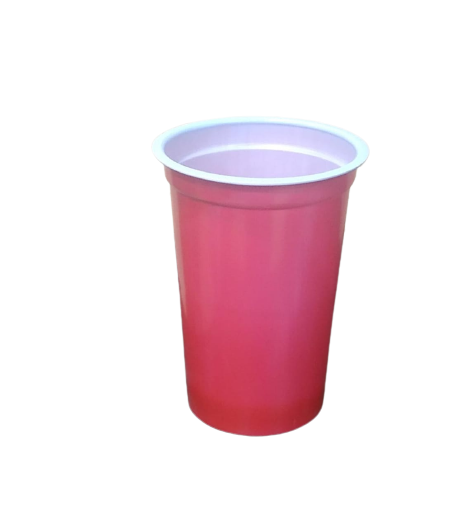 Red Plastic cup 8oz	